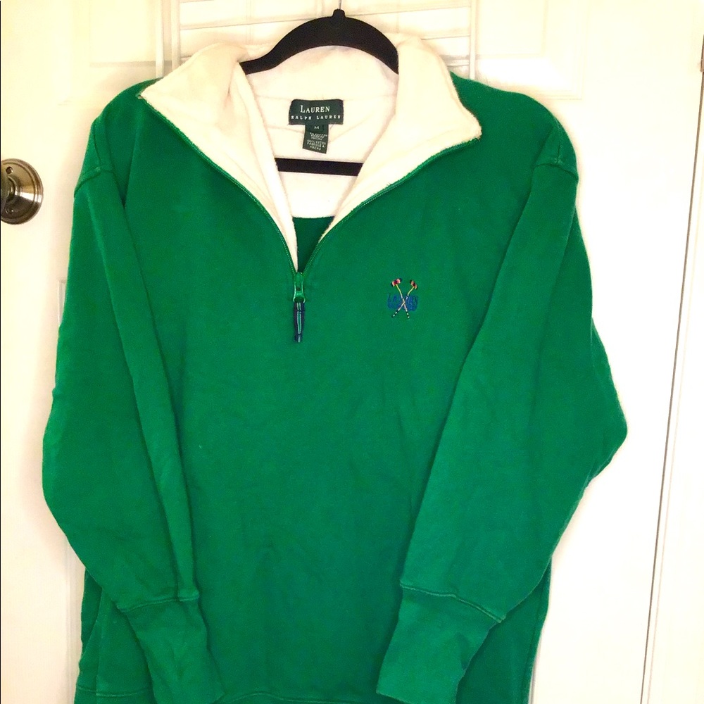 VINTAGE Ralph Lauren quarter zip sweatshirt